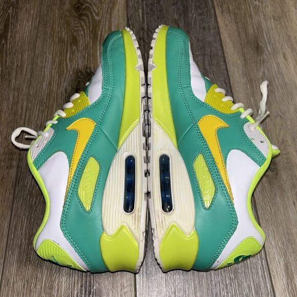 NIKE NikeID AIR MAX Athletic Shoes Mens US Size 9.5 White Green 653533-901 - Picture 10 of 12